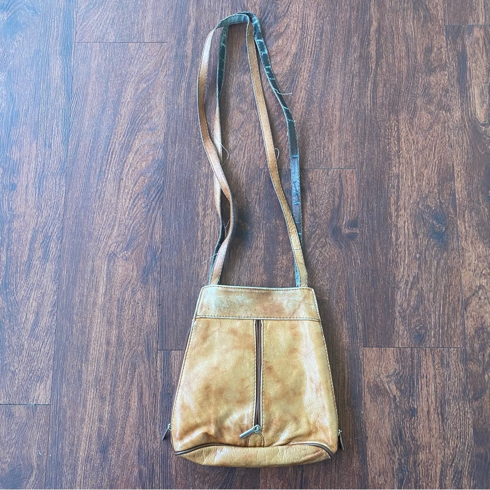 vintage leather purse